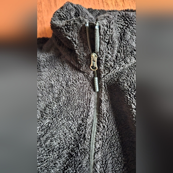 THE NORTH FACE Osito Jacket Full Zip Front Zip-up Pockets, Black- Small LIKE NEW - Picture 11 of 14